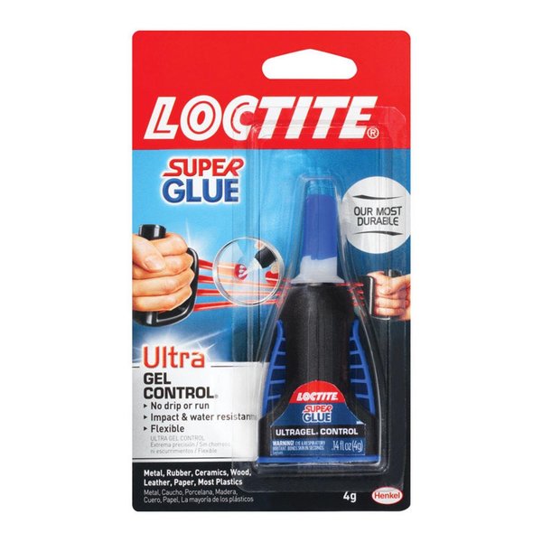 Loctite Super Glue Adhesive, Gel, .14 oz., Clear 1363589